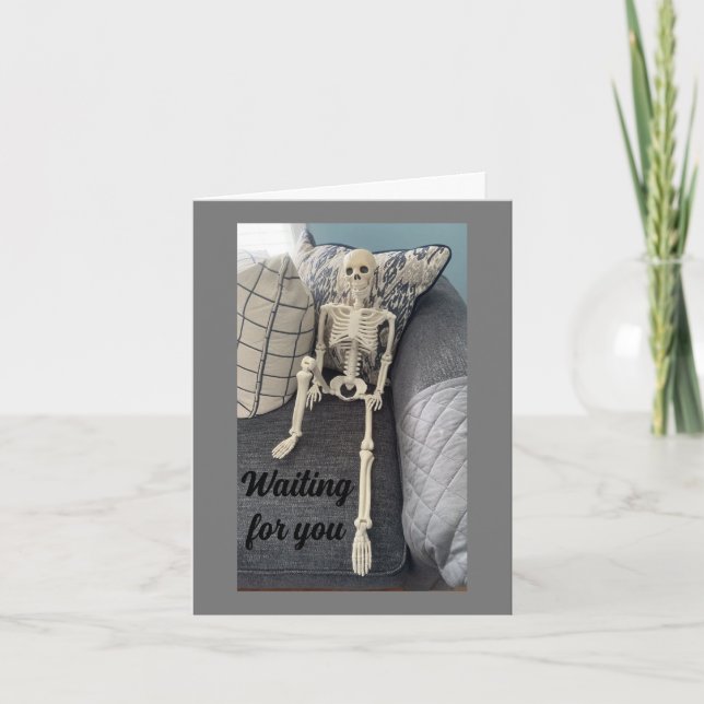 WART FÜR SIE "SIEHT IHR ALTER AUS" KARTE (Vorderseite)