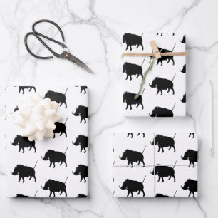 Wart Hog Geschenkpapier Set