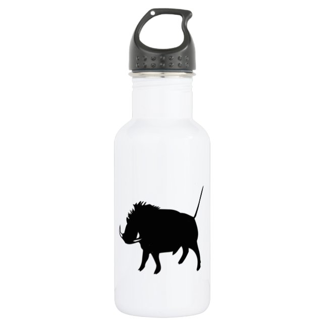 Wart Hog Silver Trinkflasche (Vorderseite)