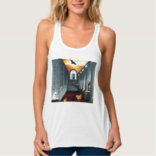 Wart in den Himmel Tank Top