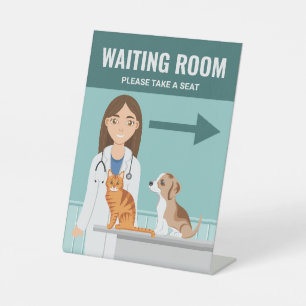 Wart-Leitfaden für Veterinärkliniken Sockelschild