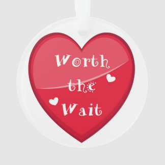 Warte - Adoption - Neues Baby Ornament