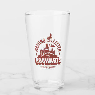Warte auf meinen Brief nach HOGWARTS™ Glas