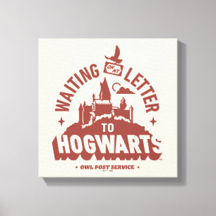 Warte auf meinen Brief von HOGWARTS™ Leinwanddruck