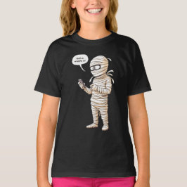 Warte, ich schließe ab! Mama mit Telefon, Hallow T-Shirt