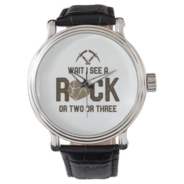 Warte, ich sehe einen Rock Armbanduhr (Vorderseite)