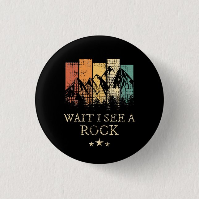 Warte, ich sehe einen Rock Button (Vorderseite)