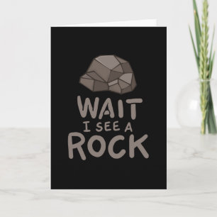 Warte, ich sehe einen Rock Karte