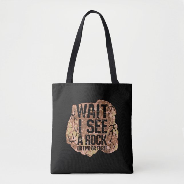 Warte, ich sehe einen Rock Tasche (Vorderseite)