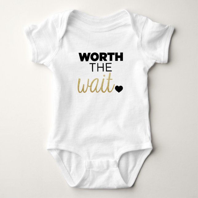 Warte mal! baby strampler (Vorderseite)