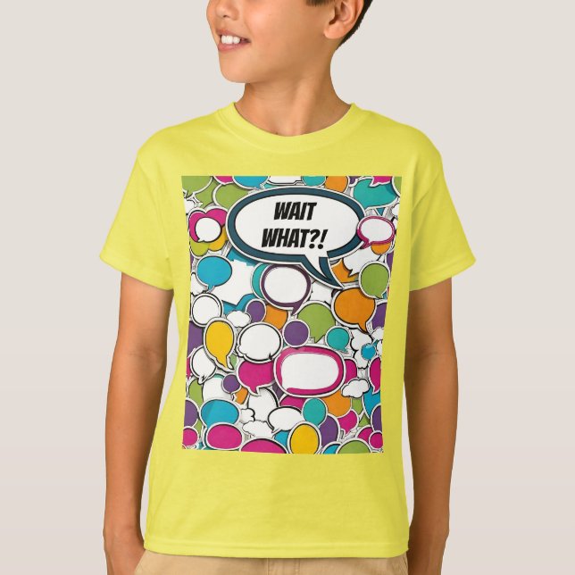 Warte was?! T-Shirt (Vorderseite)