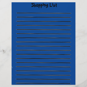 Warteliste Letterhead Blue Briefbogen