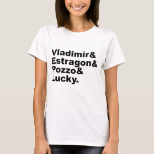 Warten auf Godot - Vladimir Estragon Pozzo Lucky T-Shirt
