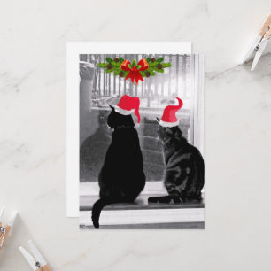 Warten auf Weihnachtsmann Karte