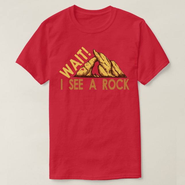warten, bis ich ein Gesteinsgeophysikgeschenk für  T-Shirt (Design vorne)