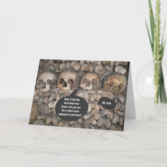 Warten ist schwer karte (Vorderseite)