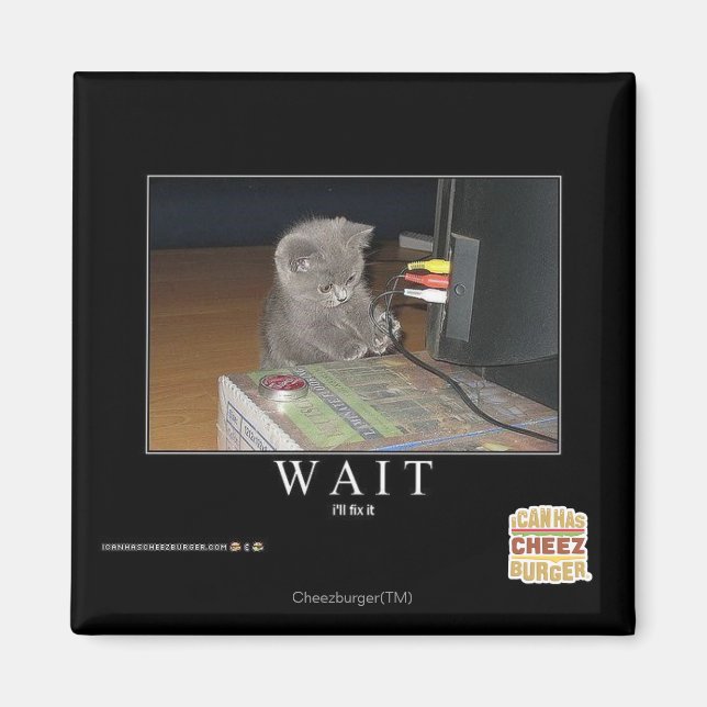 Warten Magnet (Vorne)