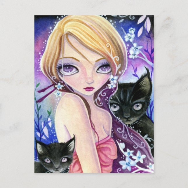 Warten - Postkarte (Vorderseite)