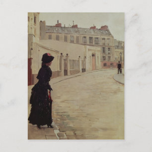 Warten, Rue de Chateaubriand, Paris Postkarte