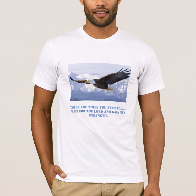 Warten Sie auf den Herrn T-Shirt (Vorderseite)