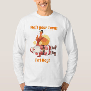 Warten Sie, bis Sie den T - Shirt Fett Boy abwarte