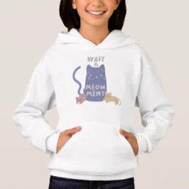 Warten Sie ein Augenmaß Hoodie