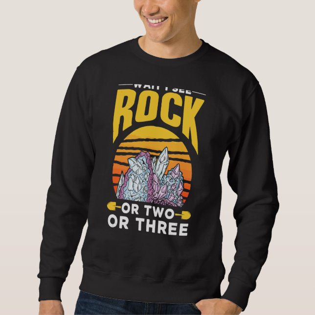 Warten Sie, ich sehe ein oder zwei oder drei Geolo Sweatshirt (Vorderseite)