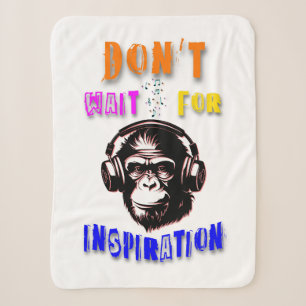 Warten Sie nicht auf Inspiration Sherpadecke