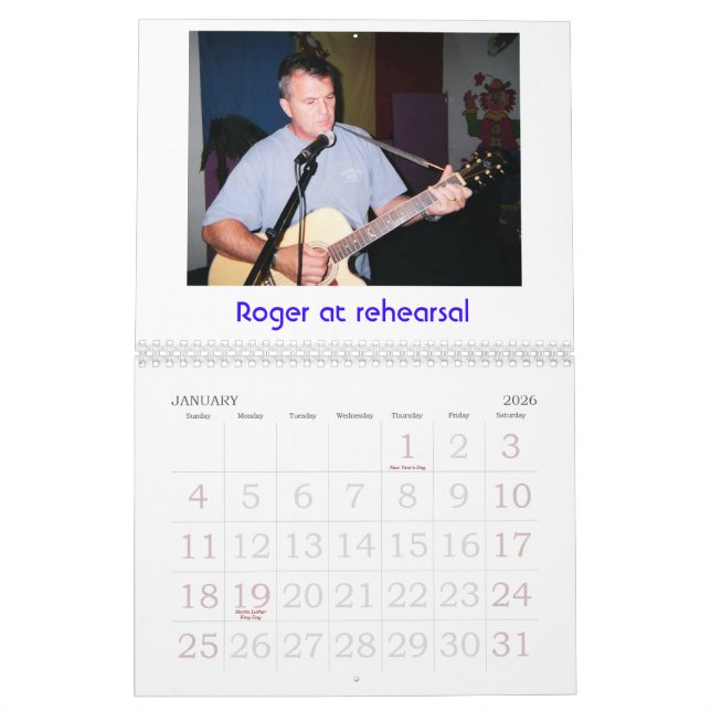 WARTEN Sie UND SEHEN Sie den 2007 Band-Kalender Kalender (Jan 2026)