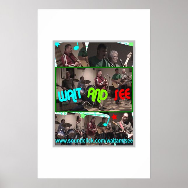 WARTEN UND SIEHE POSTER (Vorne)