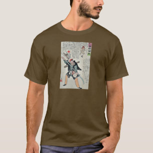 Wartete die Japaner durch Kobayashi, Kiyochika T-Shirt