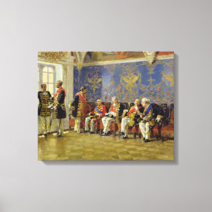 Wartete ein Publikum, 1904 Leinwanddruck