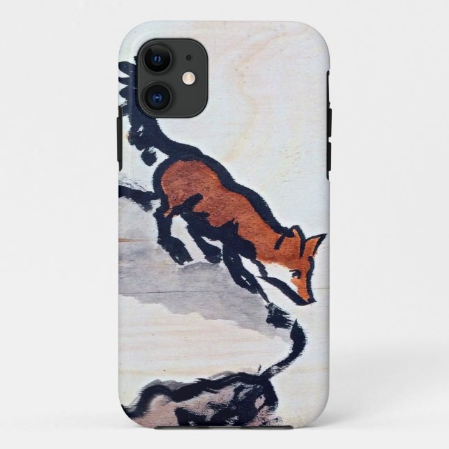 Wartete Fox iPhone Fall Case-Mate iPhone Hülle (Rückseite)