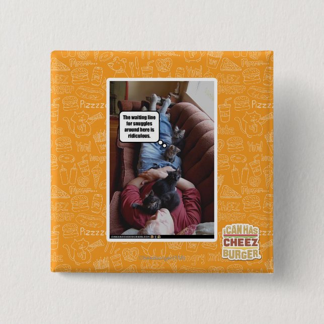Wartete Linie für Snuggles Button (Vorderseite)