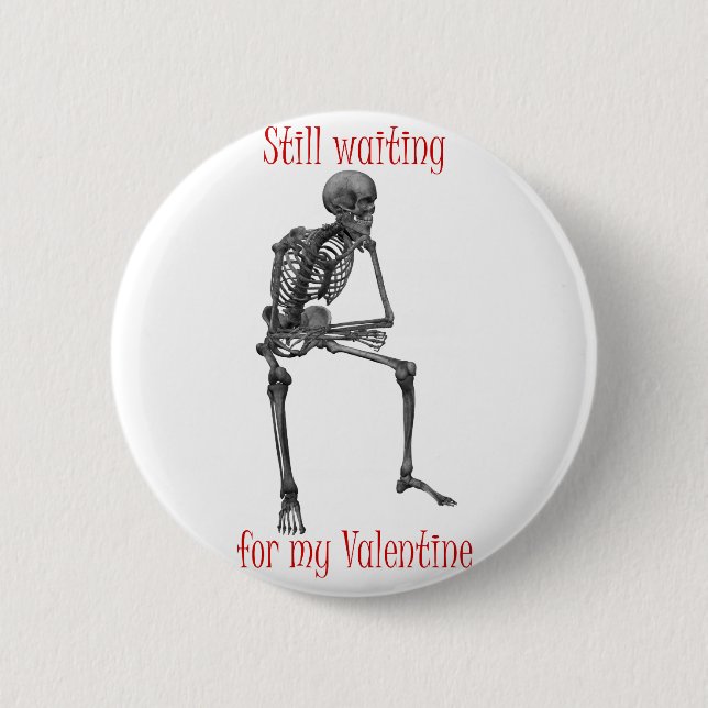 Wartete meine lustigen T - Shirts und Geschenke Button (Vorderseite)
