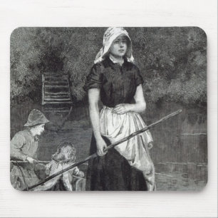 Wartete Vater, "von der Freizeit-Stunde", 1888 Mousepad