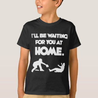 Wartete, weiß T-Shirt