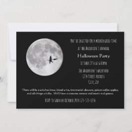 Wartezeit Mond - Einladung zum Halloween-Party