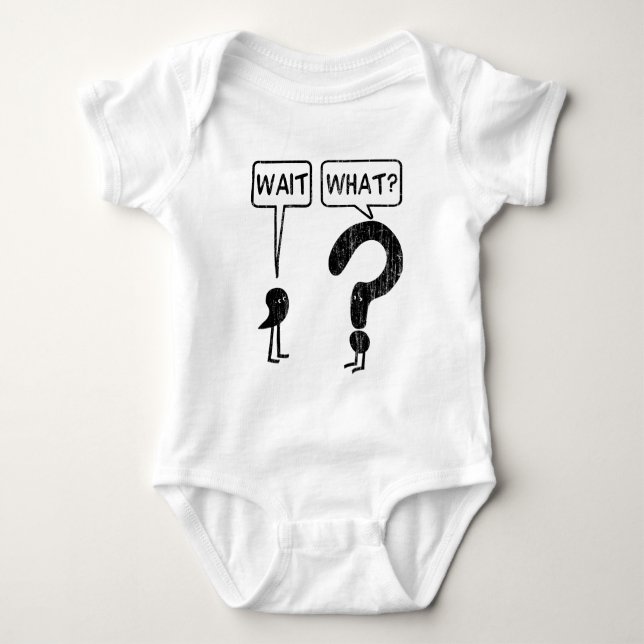 Wartezeit, welche englische Rechtschreibung Baby Strampler (Vorderseite)