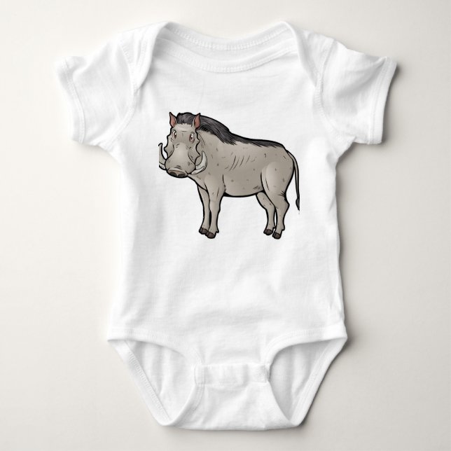 Warthog Baby Strampler (Vorderseite)
