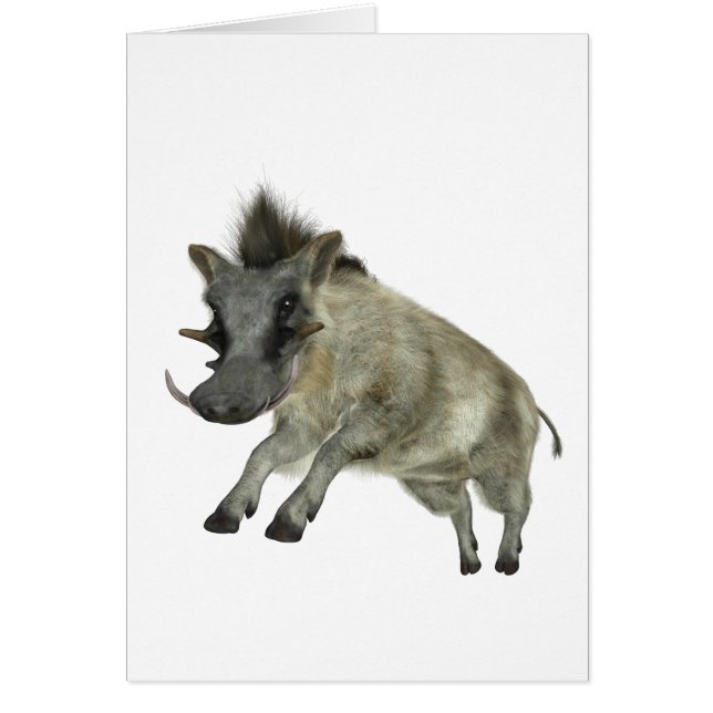 Warthog, das rechts springt (Vorne)