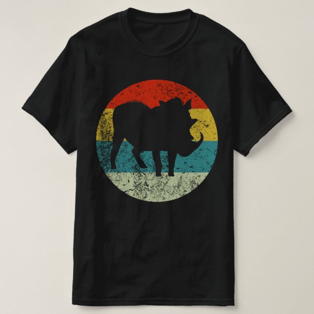 Warthoretro Vintage Silhouette 70er T-Shirt (Design vorne)