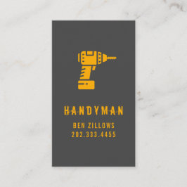 Wartung, Bau, Handyman-Visitenkarte Visitenkarte