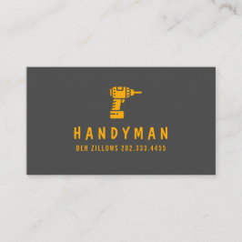 Wartung, Bau, Handyman-Visitenkarte Visitenkarte