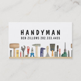 Wartung, Bau, Handyman-Visitenkarte Visitenkarte