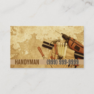 Wartung, Bau, Handyman-Visitenkarte Visitenkarte