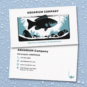 Wartung und Installation von Aquarium Visitenkarte