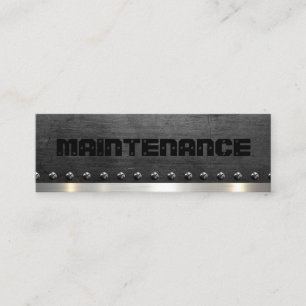 Wartungs-Handyman Stahl Metallreparaturservice Mini Visitenkarte