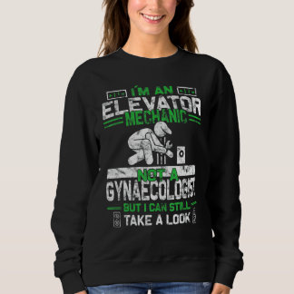 Wartungstechnik für den Mens Elevator Sweatshirt