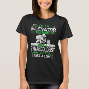 Wartungstechnik für den Mens Elevator T-Shirt